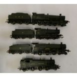 Four Hornby GWR Locomotives compromising 28XX 2-8-0, GWR 22XX 0-6-0, Llandfair Grange and 61XX tank,