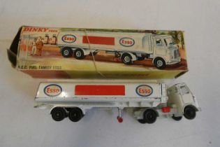 Dinky 945 AEC Esso Tanker, books at fault, model poor