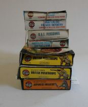 Airfix military figures in 1/32 and 1/72 scale, most items loose in boxes and some items painted,