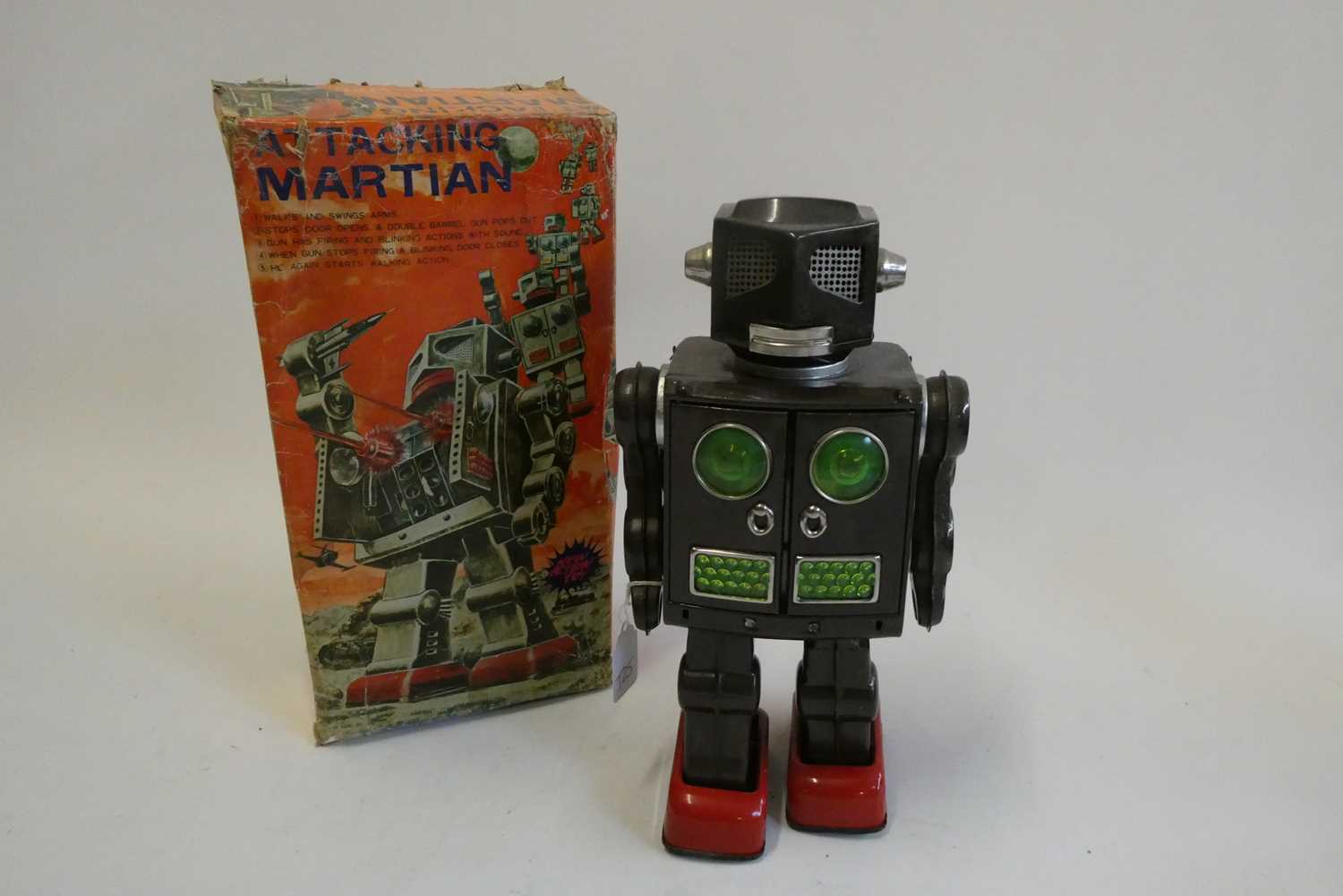 Horikawa (SH) battery operated Martian Attack Robot, bodywork in excellent condition, would