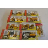 Nine JOAL Spain 1/50th scale Earth Moving equipment and building site vehicles including tracked
