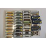 Forty four Japanese railways goods wagons, all items boxed, excellent to mint and TOMIX rail