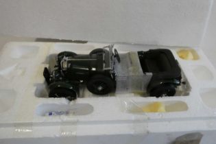 Franklin Mint 1/25th scale 4 litre blower Bentley, no outer packaging, model excellent to mint