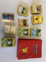 Approximately 593 Pokemon cards, comprising 266 1999 Pokemon, 116 1999-2000 Pokemon, 92 1999 Energy,