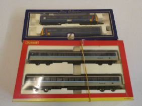 Lima models two car DMU, boxed, with some damage and parts missing, and a Hornby Sprinter DMU,