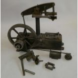 Stuart Turner small Beam engine, partial construction, some parts unfinished, others missing,