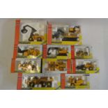 Ten JOAL Spain 1/50th scale Earth Moving equipment and building site vehicles including tracked