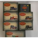 Seven Corgi Vintage Glory steam trucks including Fountain and Sentinel, all items boxed, excellent