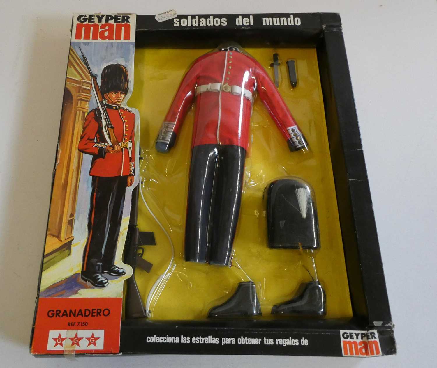 Gyper Man (Action man) Granadeo outfit in display packaging, good +