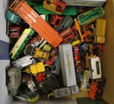 Playworn Matchbox vehicles, most items have some damage or paint loss, poor