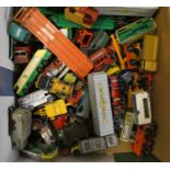 Playworn Matchbox vehicles, most items have some damage or paint loss, poor