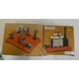 Mamod Steam engine SB2, boxed, excellent, and Workshop WS1, boxed, excellent