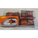 Fly models Ferrari GTO 24 hour Le-Mans Panoz, Alpha Romeo and147 GTA and Slot-it Canon race car, box