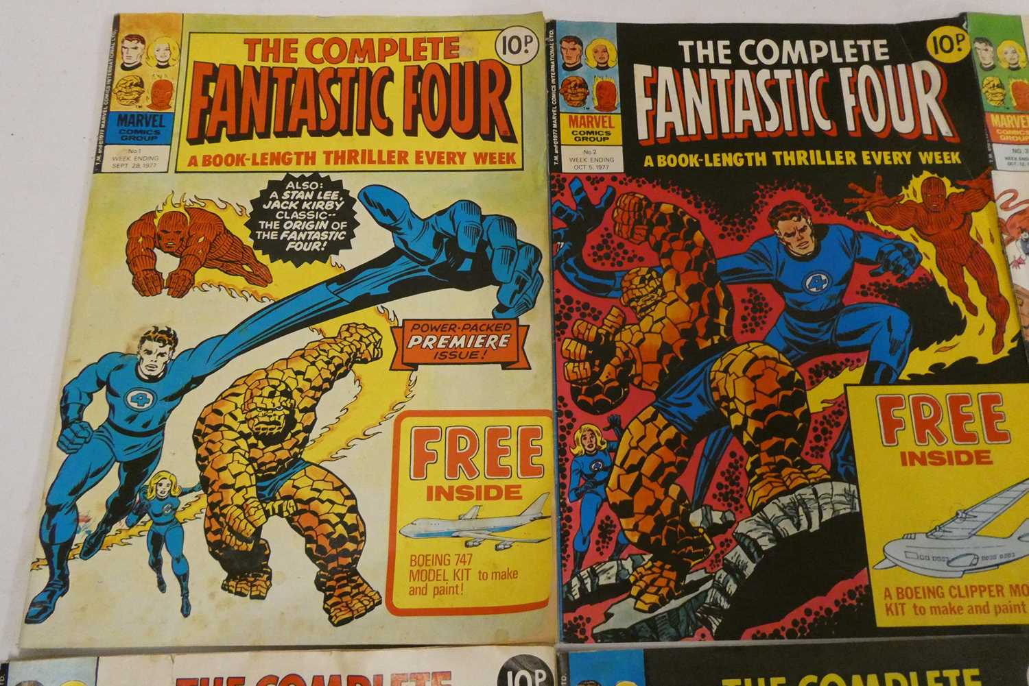 8 "The Complete Fantastic Four" Marvel comics numbers 1-7 and 9 Condition Report: Generally good, - Image 2 of 5