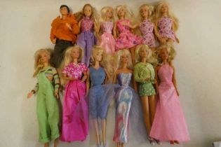 Twelve Barbie dolls, comprising one Mattel 1983 Ken and eleven later Barbies Condition Report: