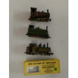 Narrow gauge locomotive kit Dolgoc, narrow gauge Baldwin tank locomotive, Minitrains 0-4-0 and