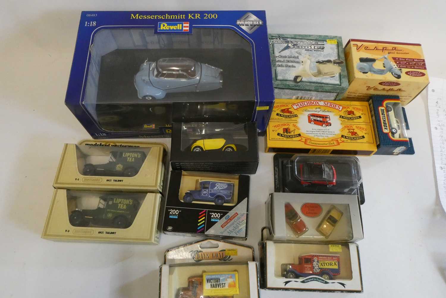 Mixed Late Issue diecast vehicles by Lido and others including Rolls Royce, Vespa Scooter and