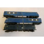 Triang blue Pullman and Airfix Class 31 diesel locomotive, fair