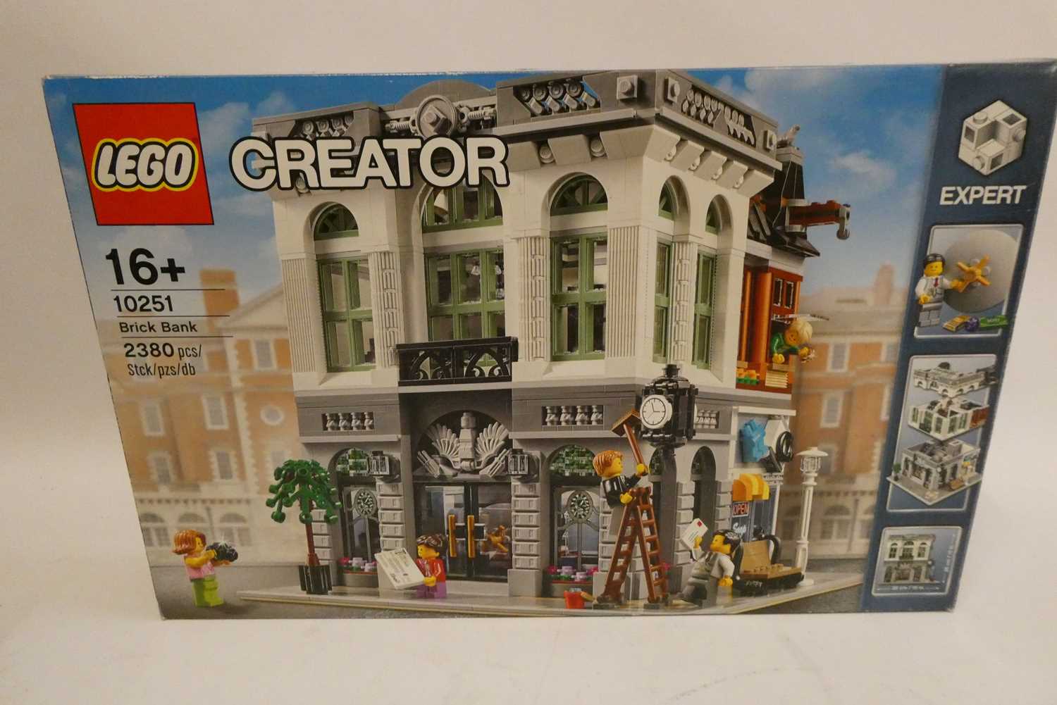 Lego set 10251, Creator, Brick Bank, boxed Condition Report: Opened, built, unchecked for