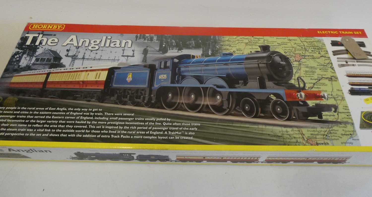 Hornby The Anglian Train Set, boxed, good to excellent and The flying Scotsman Train Set, locomotive