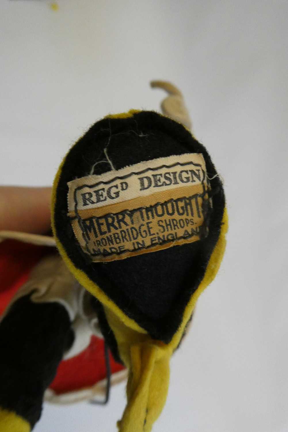 Merrythought Minnie Mouse, with fabric face, plush body, felt clothing and maker's label to foot, - Image 3 of 4