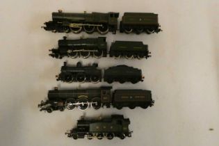 Five GWR Locomotives by Airfix, Lima and Mainline comprising. King George V, 53XX 2-6-0, 25XX 0-6-