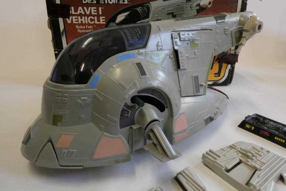 Star Wars Return of the Jedi Slave I Vehicle, boxed, vehicle fair, box af - Image 2 of 3