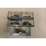 Five Oxford Classics1:43rd scale Motor cars including taxis and saloons, all items boxed, excellent