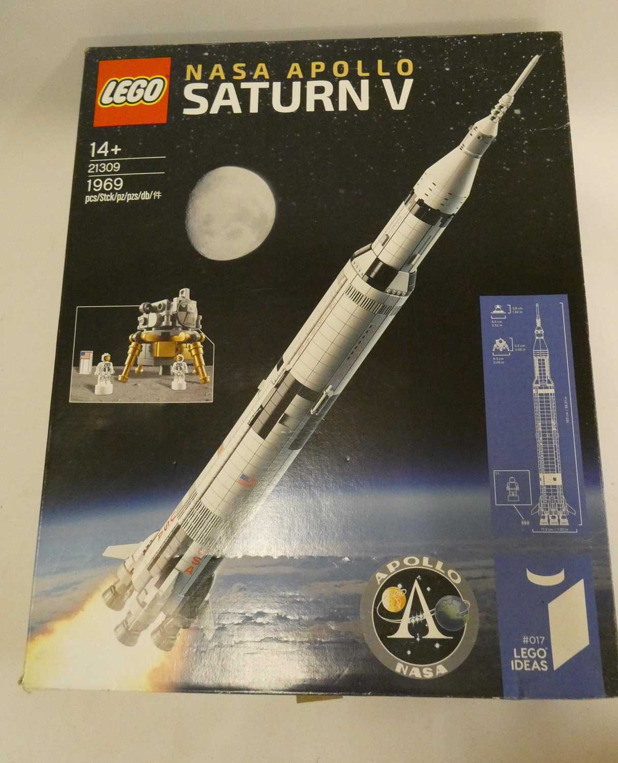 Lego set 21309, Nasa Apollo Saturn V, boxed Condition Report: Generally good, unopened, some minor - Image 2 of 2