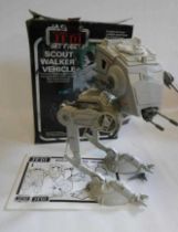 Star Wars Return of the Jedi Scout Walker Vehicle, boxed, vehicle good, box af