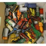 Playworn Matchbox vehicles, most items have some damage or paint loss, poor