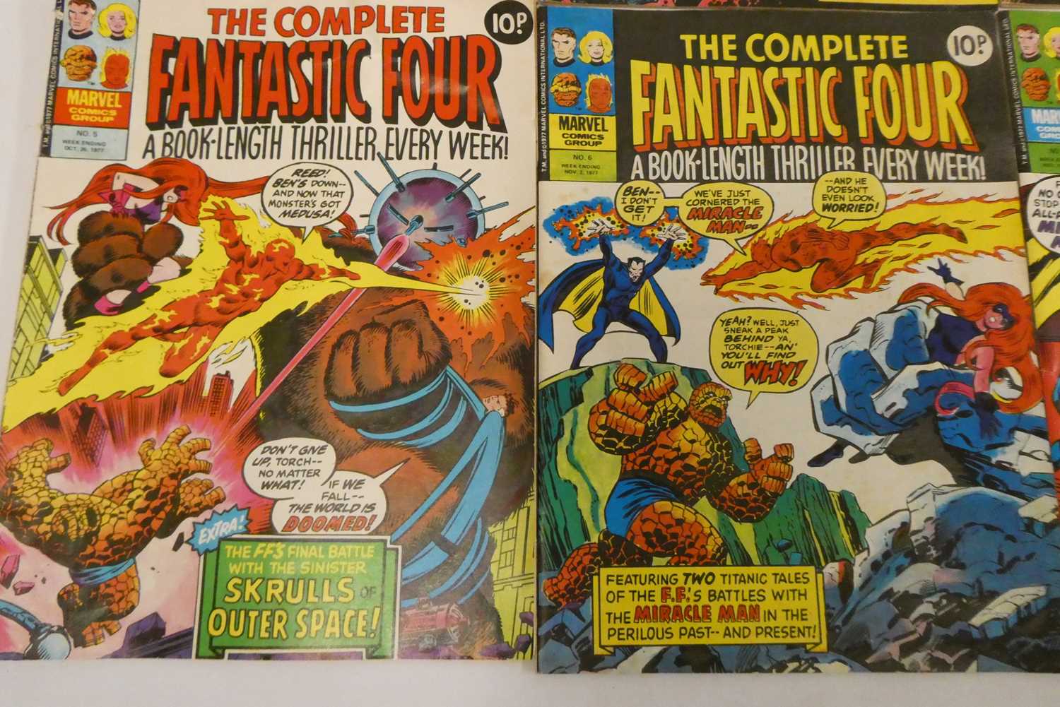 8 "The Complete Fantastic Four" Marvel comics numbers 1-7 and 9 Condition Report: Generally good, - Image 4 of 5