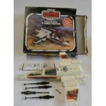 Star Wars The Empire Strikes back "Battle Damaged" X-Wing Fighter, boxed, vehicle fair, box af