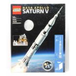 Lego set 21309, Nasa Apollo Saturn V, boxed Condition Report: Generally good, unopened, some minor