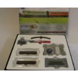 Graham Farish N gauge DCC train set with Class 24 Diesel, coaches, controller and track, boxed,