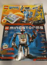 2 Lego boxed sets, comprising 17101 Boost and a 31313 Mindstorm Condition Report: Opened, built,