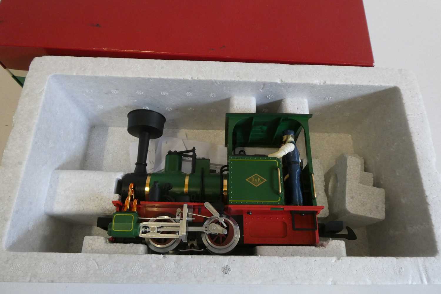 LGB 21140 tank locomotive finished in green, boxed, excellent