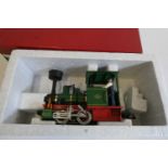 LGB 21140 tank locomotive finished in green, boxed, excellent