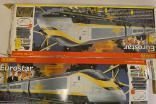 Hornby Eurostar Train Sets, boxes at fault, models good