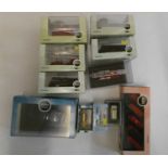 Eleven Oxford Commercials 1/76 scale diecast vehicles including fire engines and motor car, all