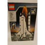 Lego set 10231, Shuttle Expedition Space Shuttle, boxed Condition Report: Opened, unchecked for