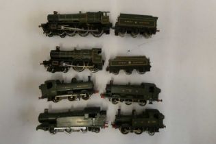 Six kit built GRW locomotives comprising 14xx 0-4-2 tank, 94xx 0-6-0 tank, 36xx 00-6-0 tank, 66xx