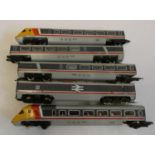 Hornby A.P.T. 5 car passenger train with two driving trailer and motor unit, good