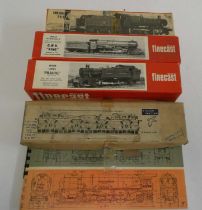 Four 00 scale model kits comprising of Wills Finecast GWR King Class, GWR 20xx Class and GWR Large