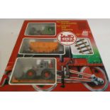 L.G.B Electric train set with. 0-4-0 Tank locomotive and two boxes of additional track, Excellent.