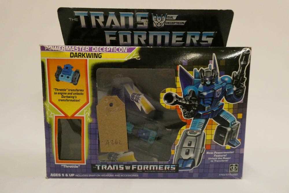 Tranformers Powermaster Decepticon Darkwing, boxed, figure fair, box af