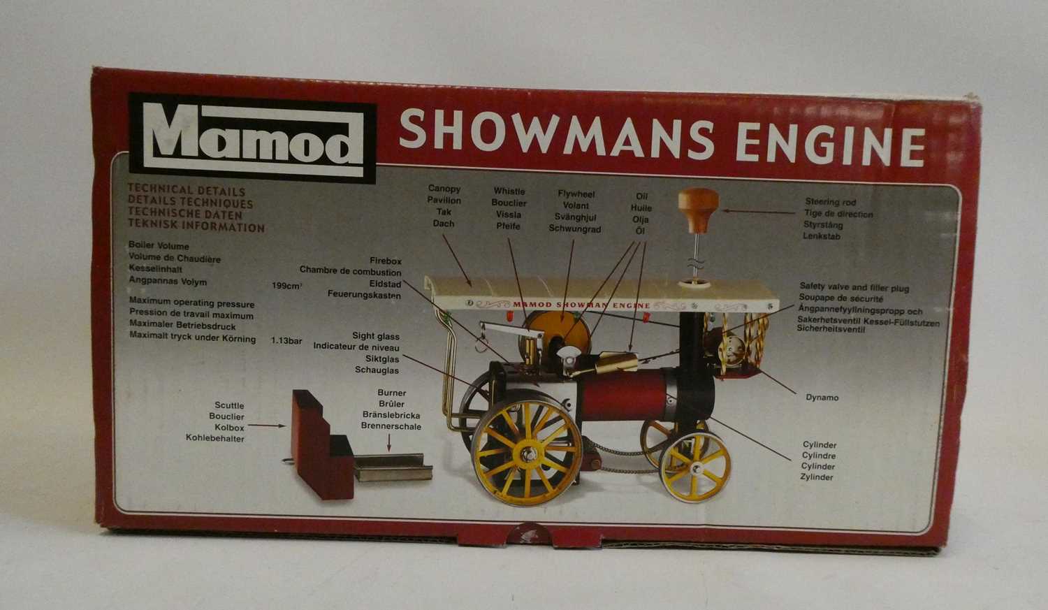 Mamod Showman's engine, boxed, good