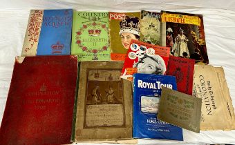 A collection of Coronation souvenir guides and books to include The Illustrated London News King