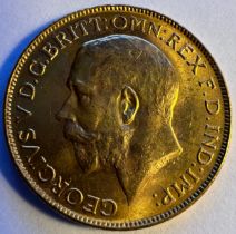 A George V, 1910-1936 sovereign, 1928. 8gm.