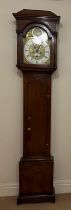 A good oak longcase clock by Robert Jackson of Gainsborough with 8 day movement. Strikes on a